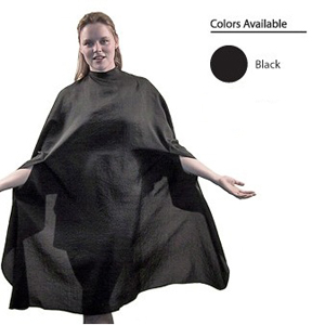 Via All Access Cutitng Cloth With Reach Through Openings-Black VSAAA1