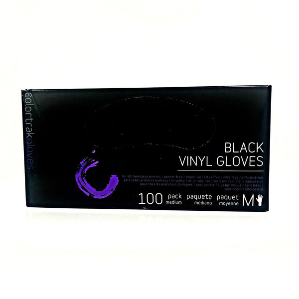 Colortrak- Black Vinyl Gloves