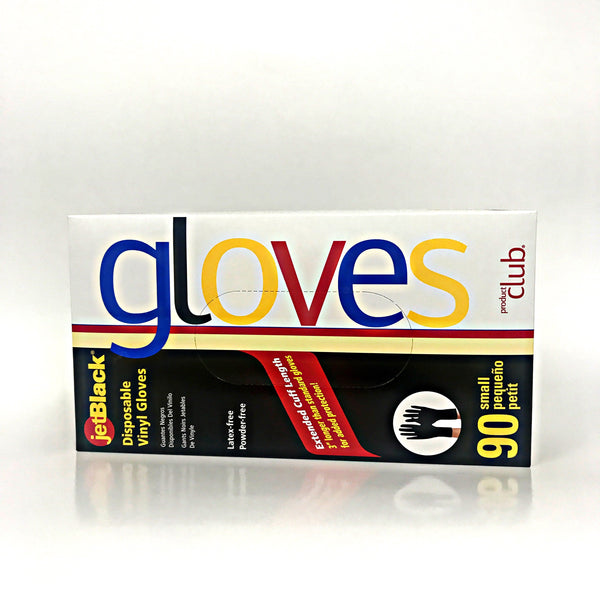 Product Club- JetBlack Disposable Vinyl Gloves