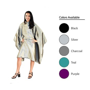 Via- Delux Haircutting Cloth W/Reach Through- Purple
