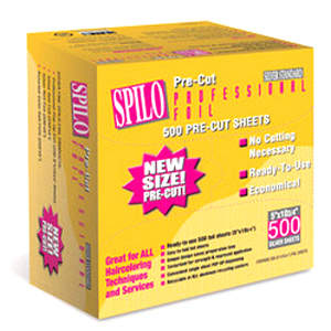 Spilo- Pre Cut Foil- 5"x10”- 500ct- Silver